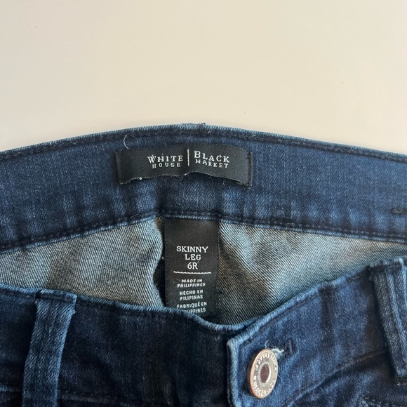 White House Black Market Skinny Jeans size 6R - Picture 4 of 6